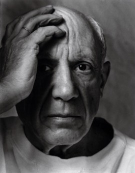 © Arnold Newman, "Pablo Picasso. Painter. Vallauris, France. 1954"