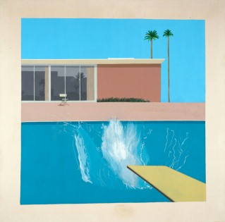 David Hockney, A Bigger Splash, 1967. Acryl on canvas, 96 x 96 © David Hockney, Collection: Tate Gallery, London, 2011