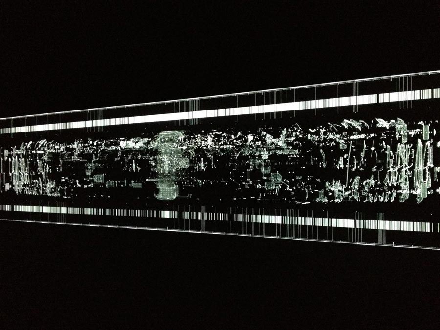 Ryoji Ikeda | data.anatomy [civic] (photograph by Natascha Becker)