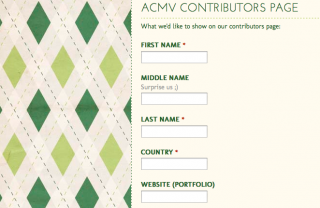 Dear ACMV Contributors (featured artists)