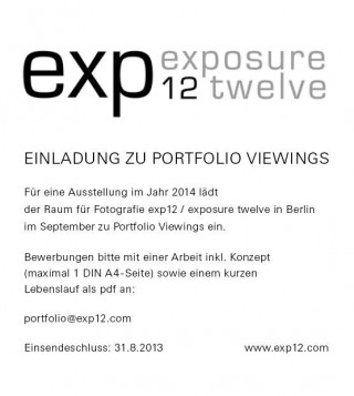 exp12 Gallery Berlin | Portfolio Viewings